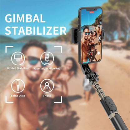 Estabilizador de cardán Q08, rotación de 360 para tu teléfono