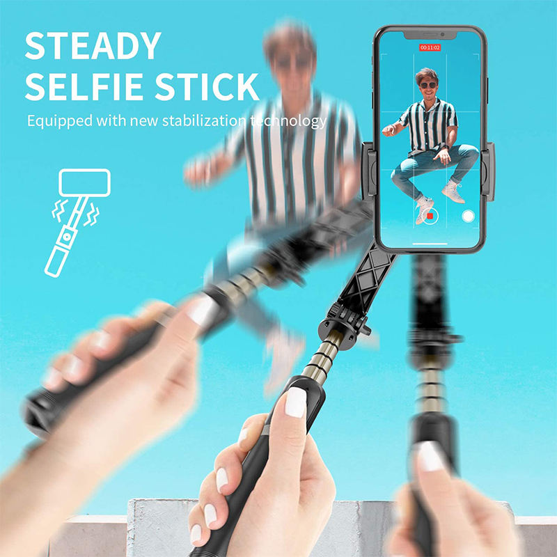 Estabilizador de cardán Q08, rotación de 360 para tu teléfono