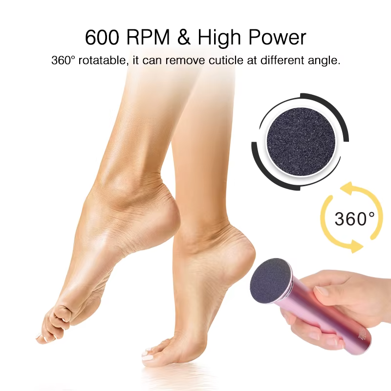 Lima eléctrica para el cuidado de los pies