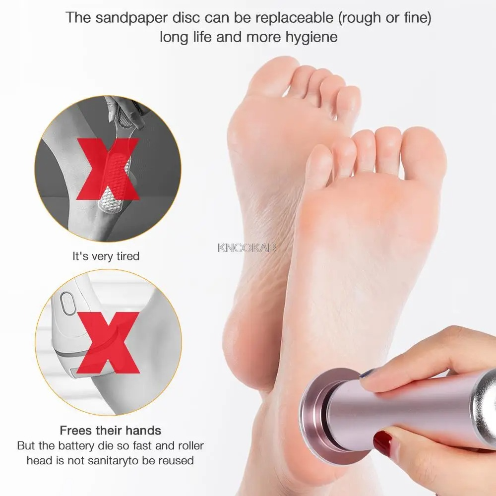 Lima eléctrica para el cuidado de los pies